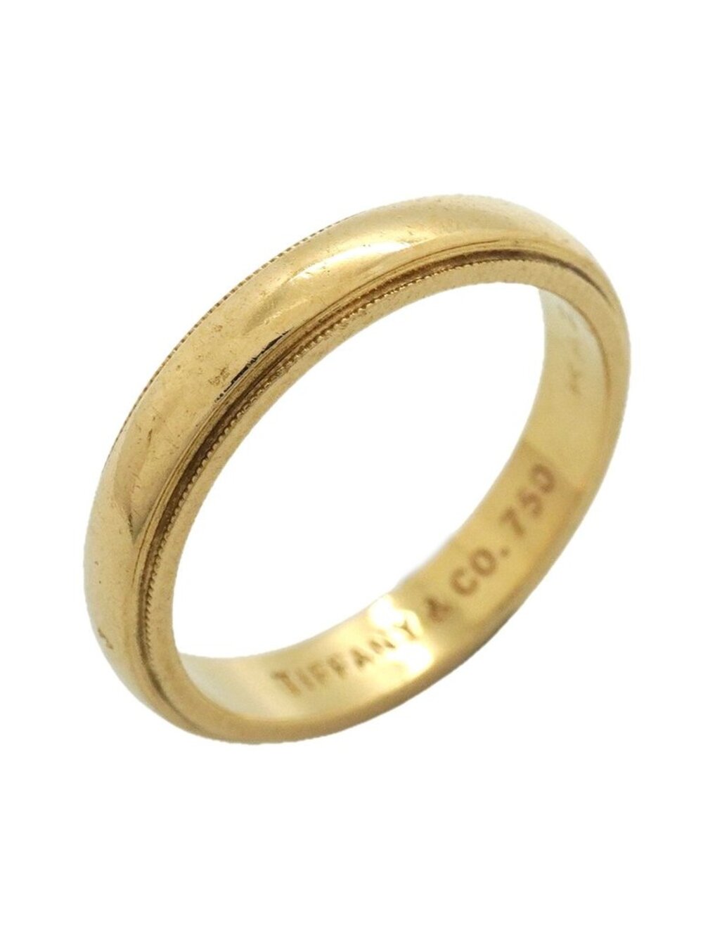 Tiffany & Co Ring Milgrain 18K Yellow Gold